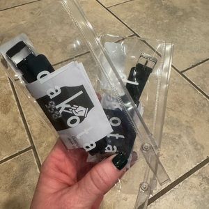 Two (2) black digital watches. Brand new